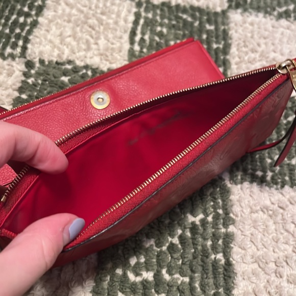 LOUIS VUITTON Adele Wallet Monogram Empreinte Leather Cerise - Picture 6 of 7